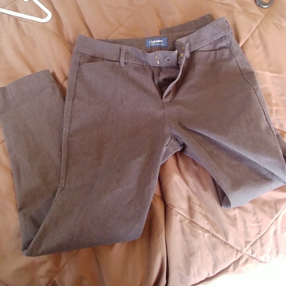 Brown old navy pixie pants (ankle length)